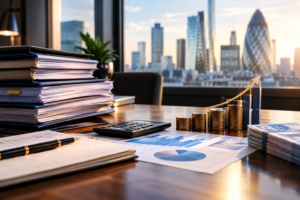 Professional negligence compensation claim with financial documents and calculated losses